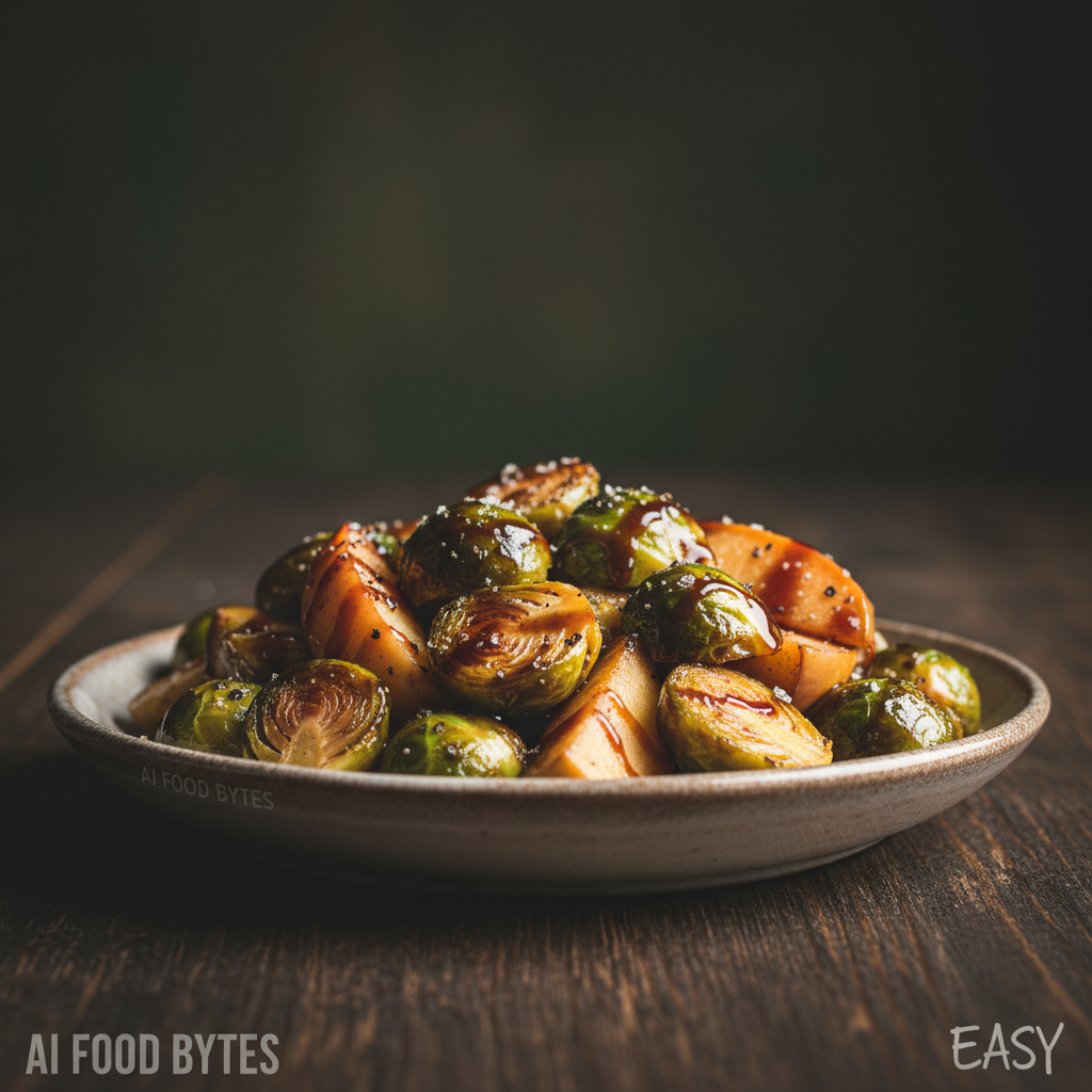 Balsamic Glazed Brussels Sprouts and Apples gallery photo