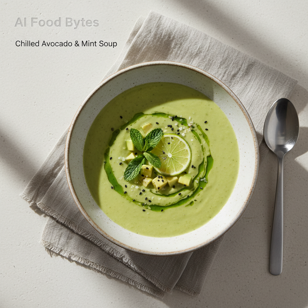 Chilled Avocado and Mint Soup gallery photo