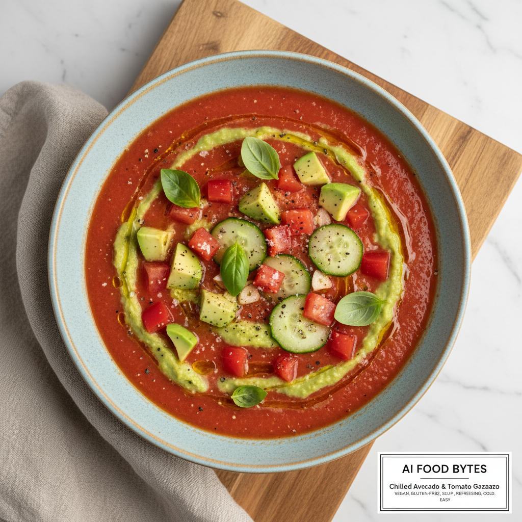 Chilled Avocado and Tomato Gazpacho gallery photo