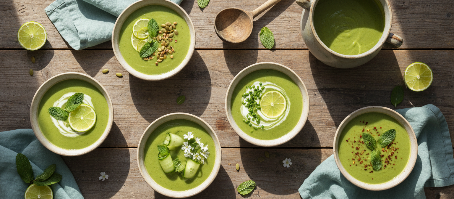 Chilled Avocado Mint Soup gallery photo