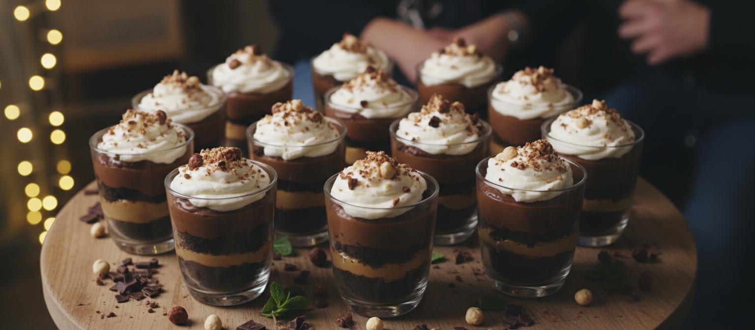 Chocolate Hazelnut Mousse Parfaits gallery photo