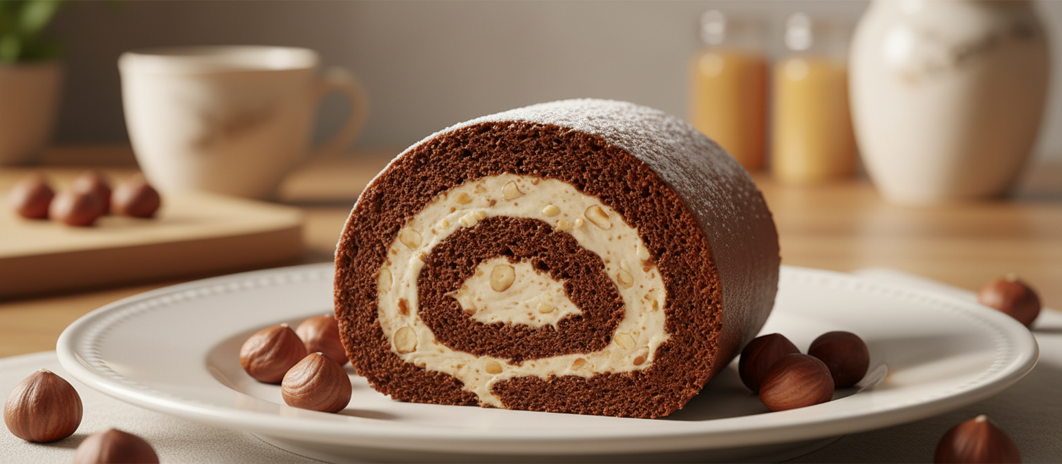 Chocolate Hazelnut Swiss Roll gallery photo