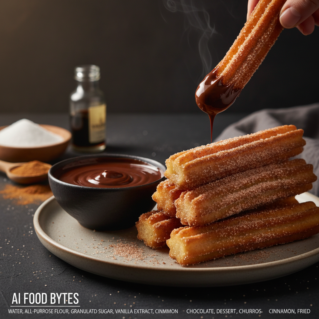 Cinnamon Sugar Churros with Chocolate Dip gallery photo