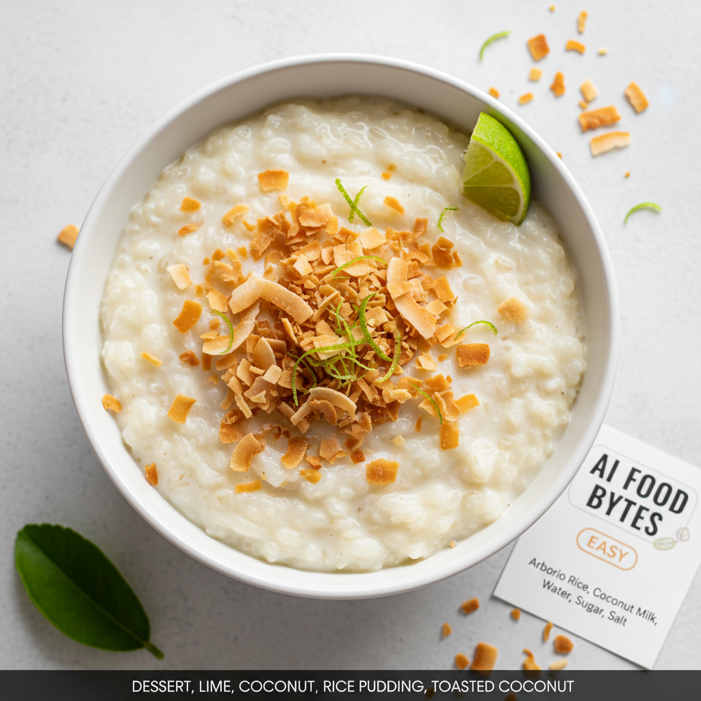 Coconut Lime Rice Pudding with Toasted Coconut gallery photo