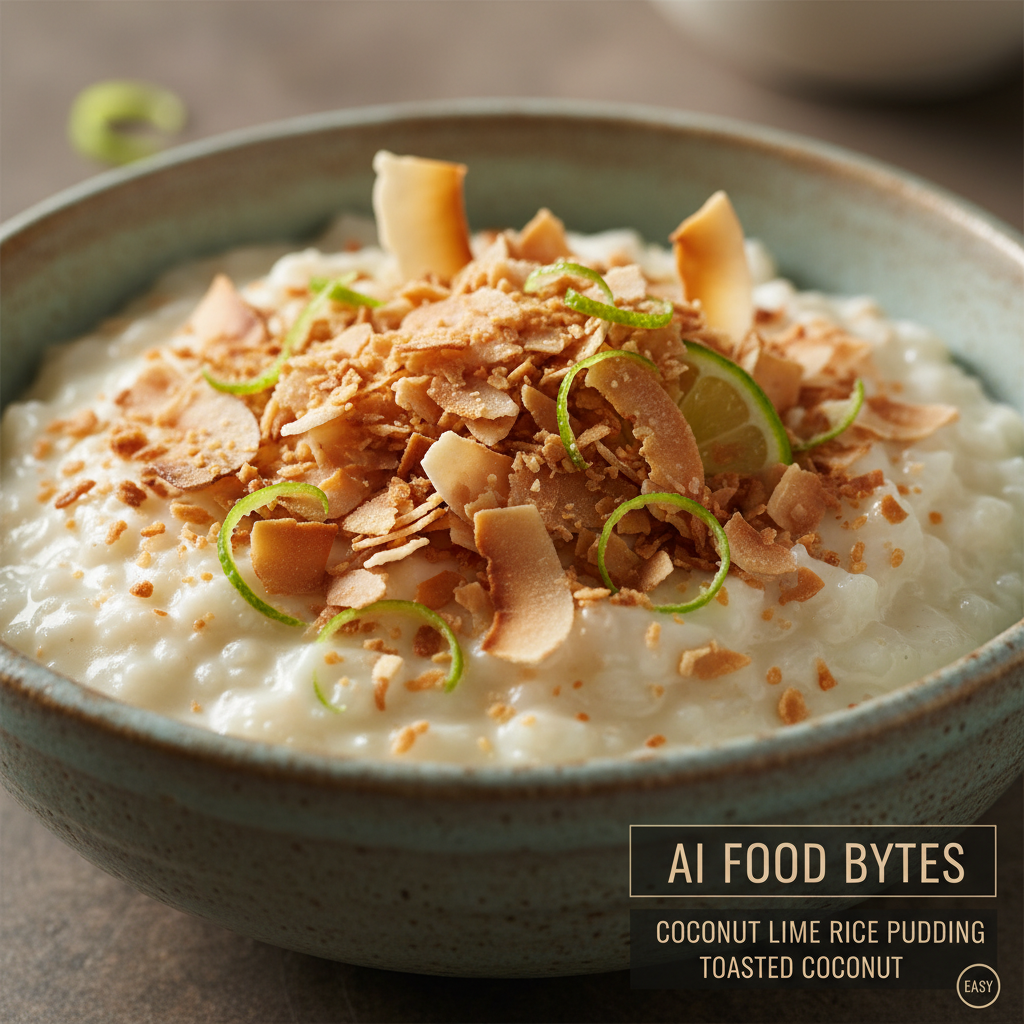 Coconut Lime Rice Pudding with Toasted Coconut gallery photo