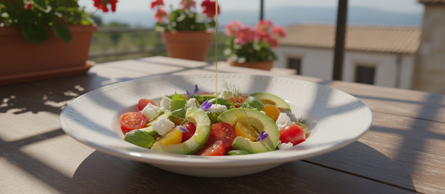 Creamy Avocado and Tomato Salad with Feta gallery photo