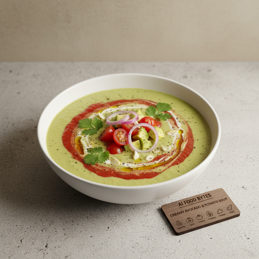 Creamy Avocado and Tomato Soup gallery photo