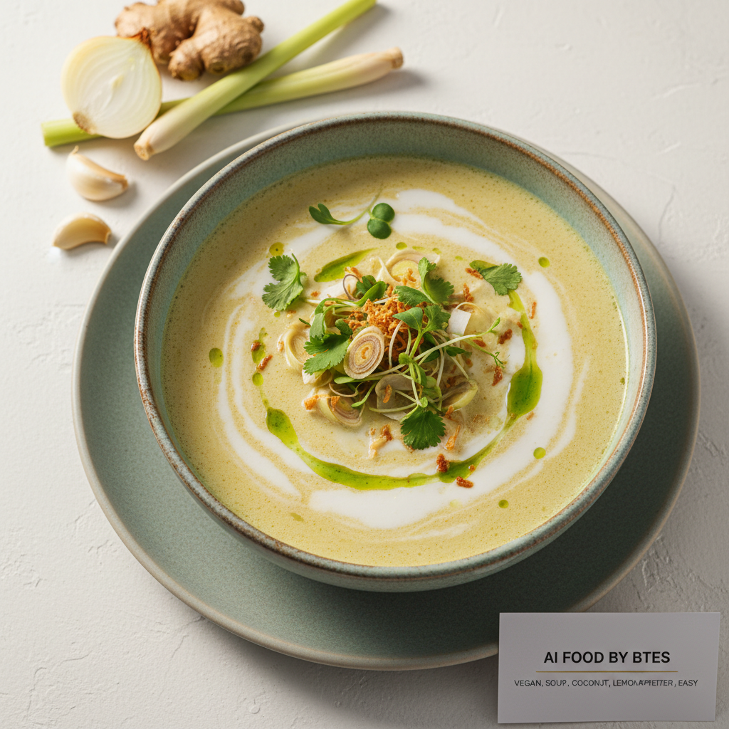 Creamy Coconut and Lemongrass Soup gallery photo