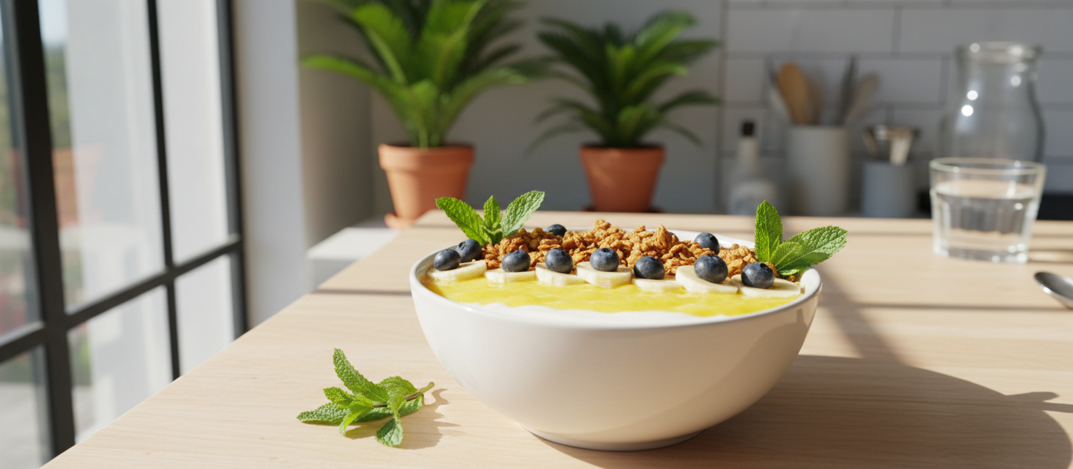 Creamy Coconut and Pineapple Smoothie Bowl gallery photo