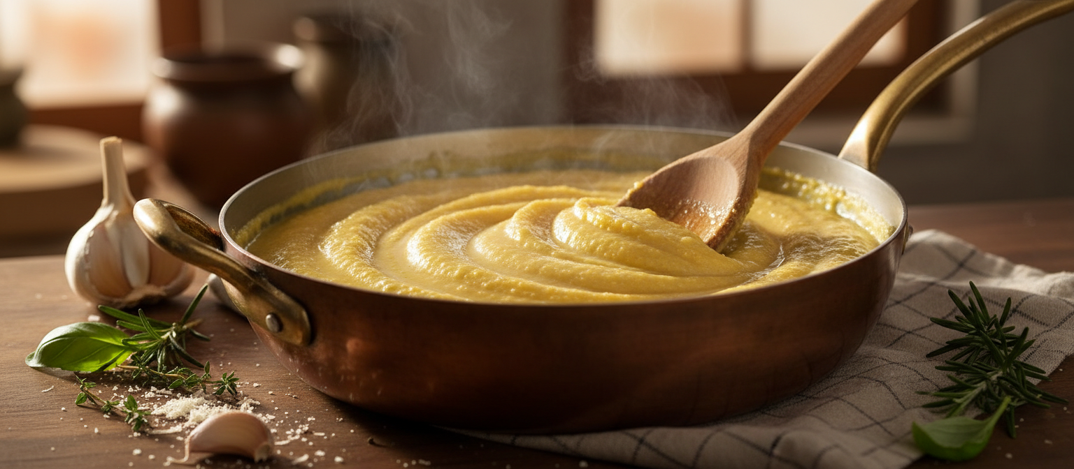 Creamy Garlic and Herb Polenta gallery photo