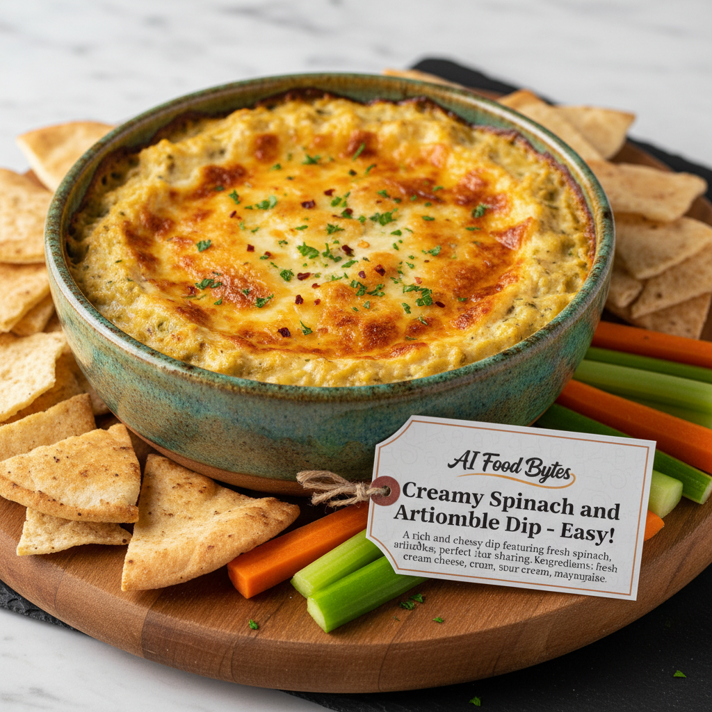 Creamy Spinach and Artichoke Dip gallery photo
