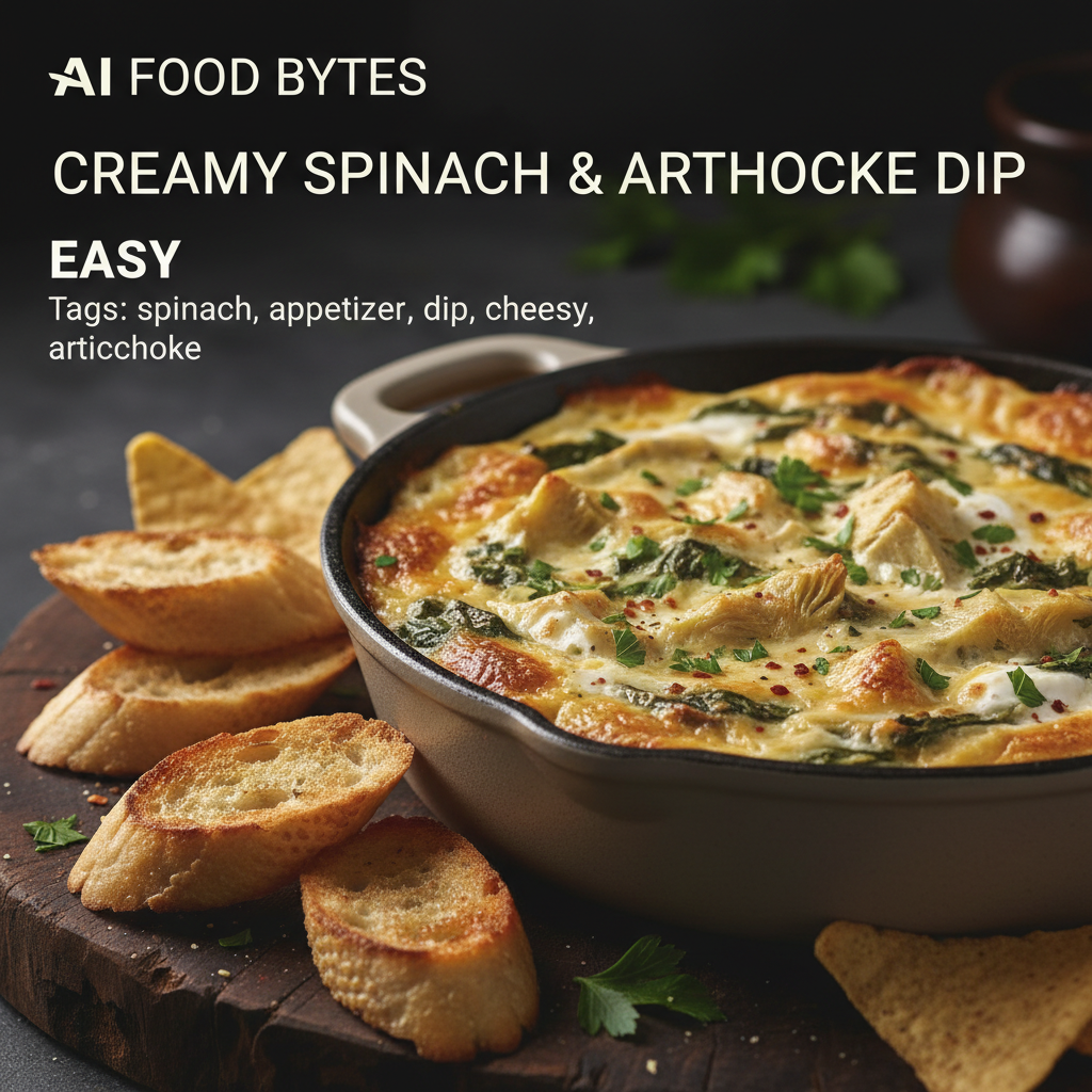 Creamy Spinach and Artichoke Dip gallery photo