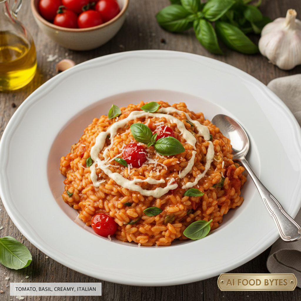 Creamy Tomato and Basil Risotto gallery photo