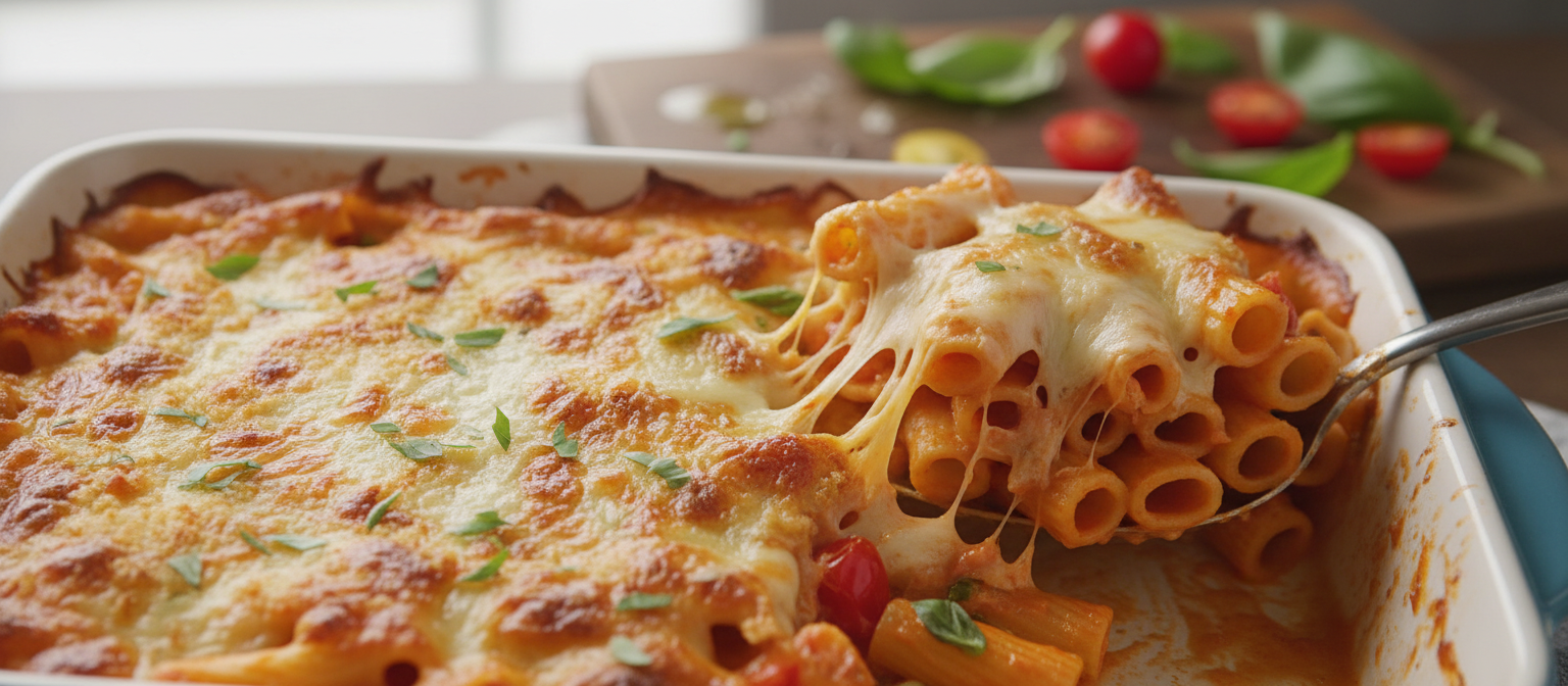 Creamy Tomato Basil Pasta Bake gallery photo