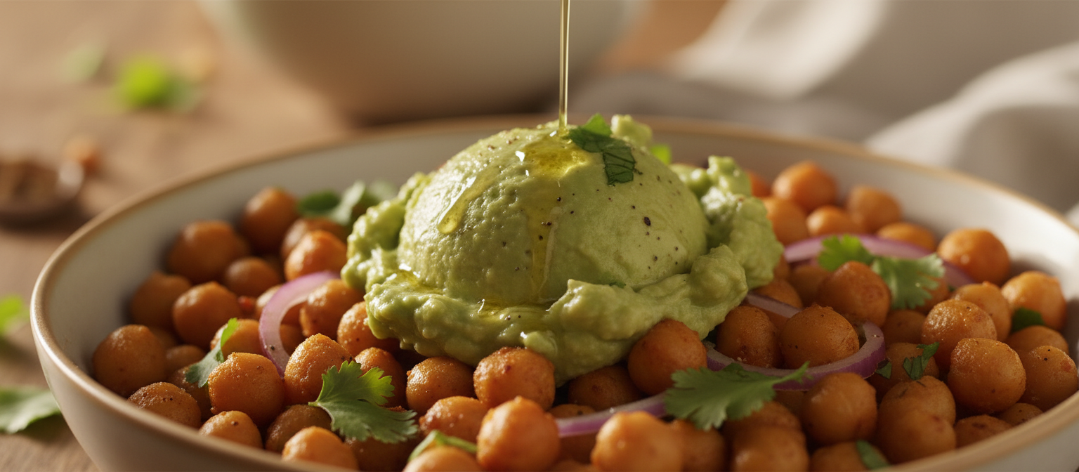 Crispy Chickpea and Avocado Salad with Lime Vinaigrette gallery photo
