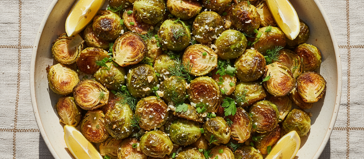 Crispy Garlic Parmesan Brussels Sprouts gallery photo