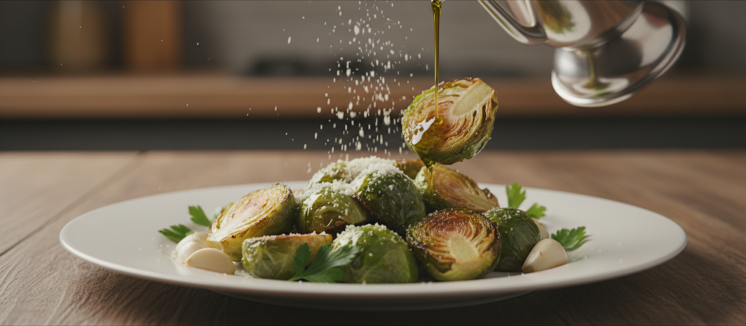 Crispy Garlic Parmesan Brussels Sprouts gallery photo