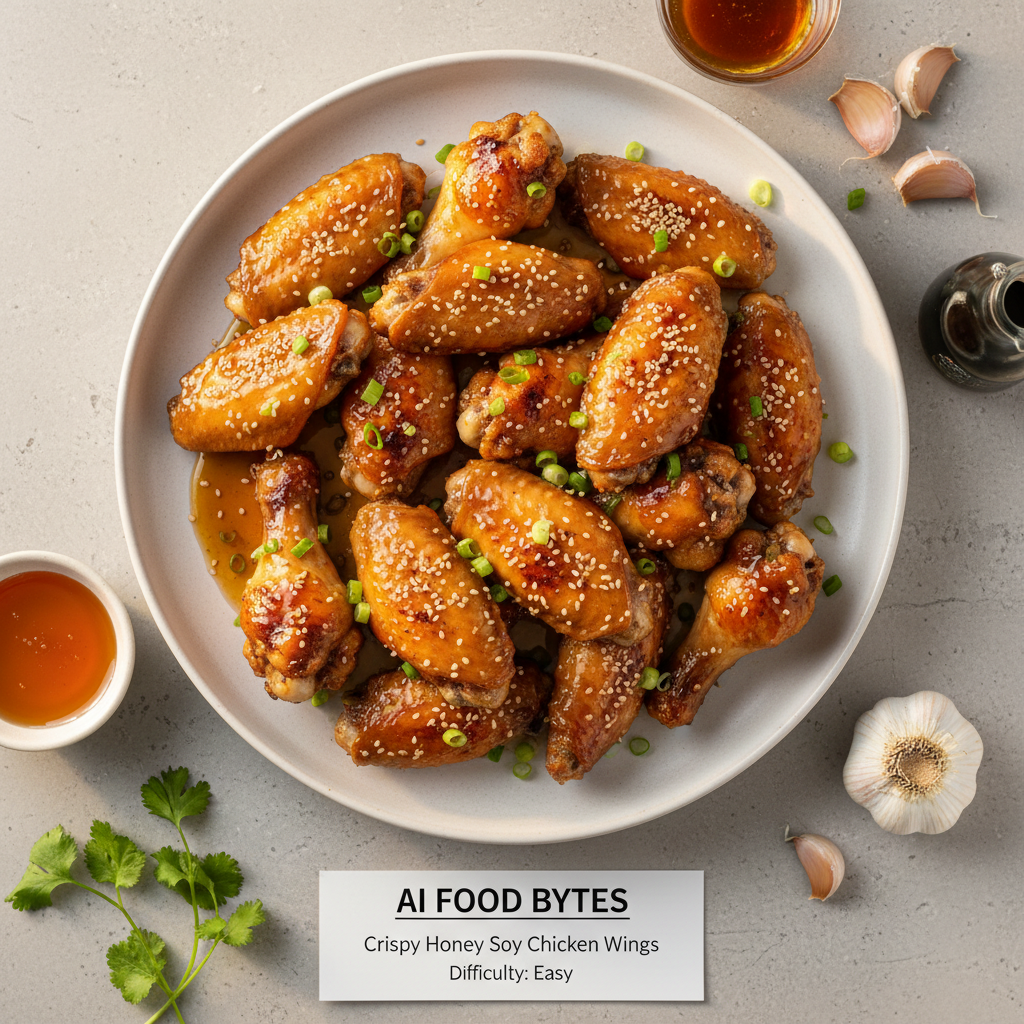 Crispy Honey Soy Chicken Wings gallery photo