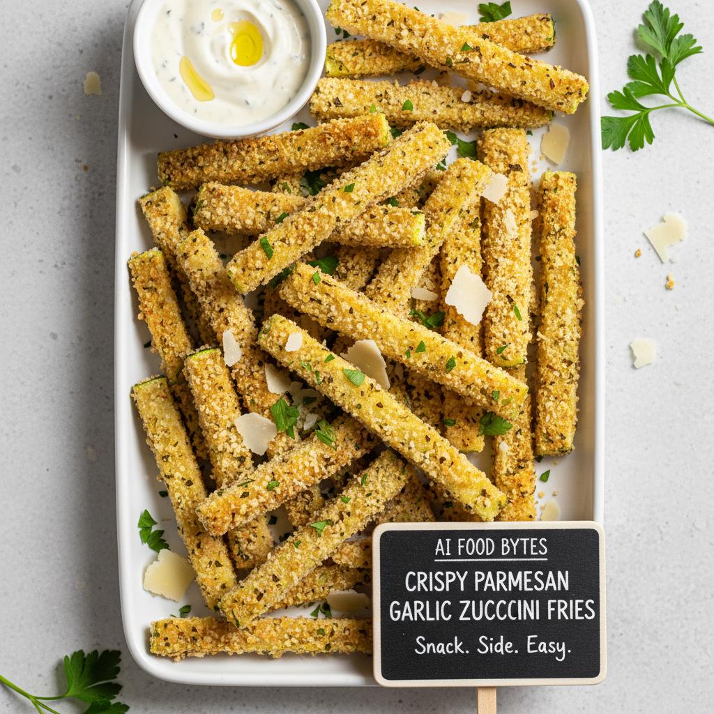Crispy Parmesan Garlic Zucchini Fries gallery photo