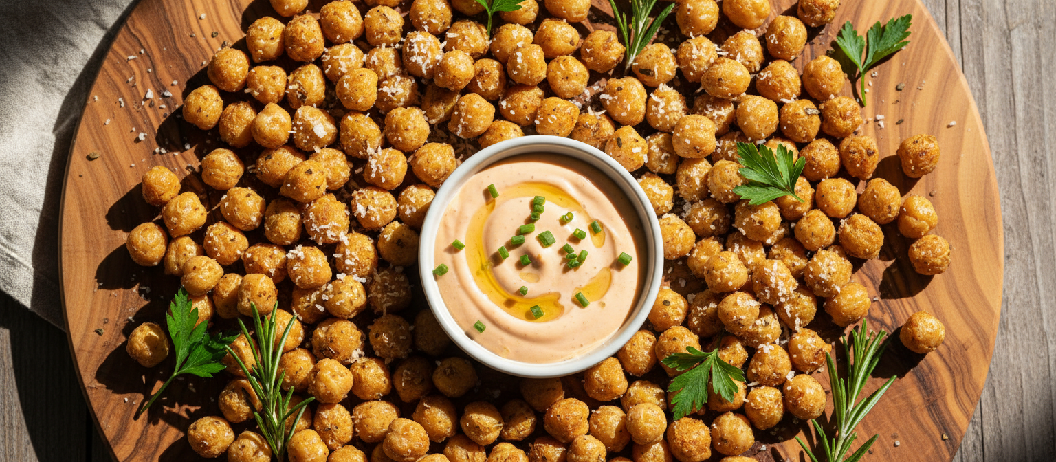 Crispy Parmesan Roasted Chickpeas gallery photo