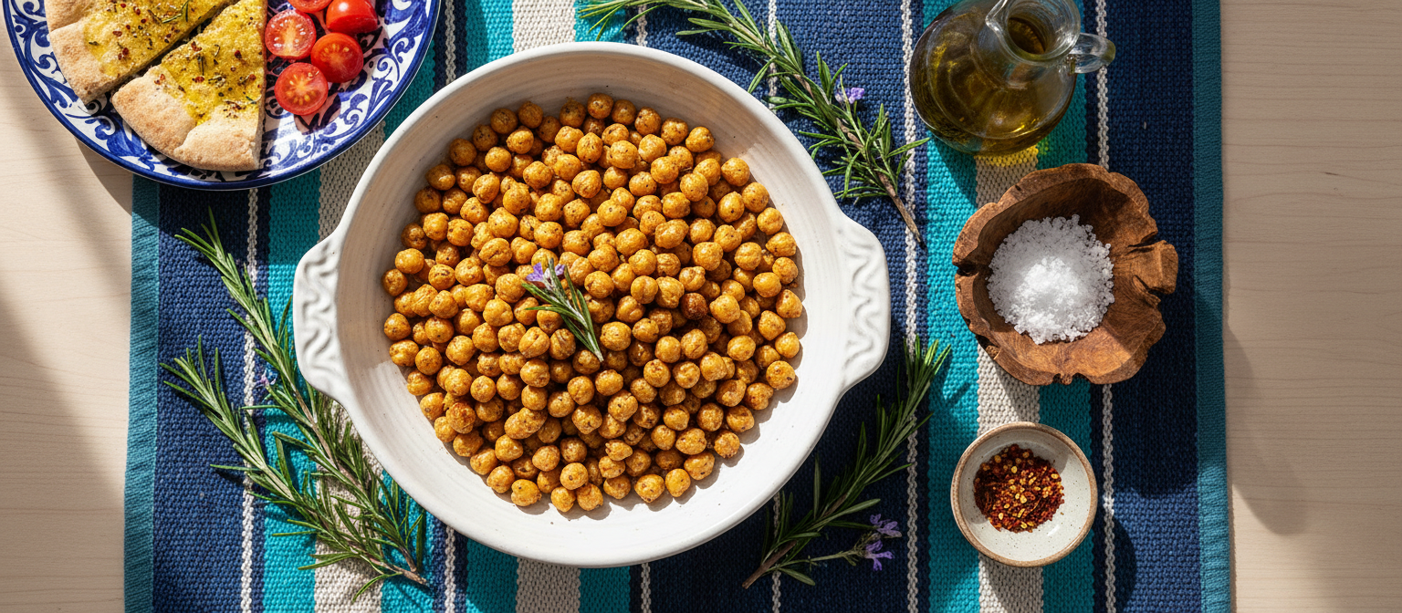 Crispy Roasted Chickpeas with Rosemary gallery photo