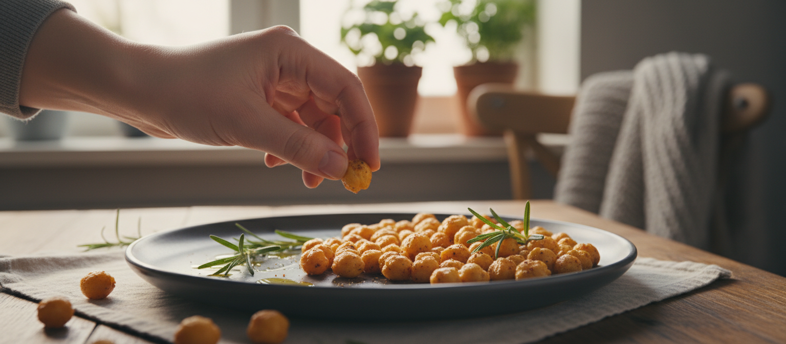 Crispy Roasted Chickpeas with Rosemary gallery photo