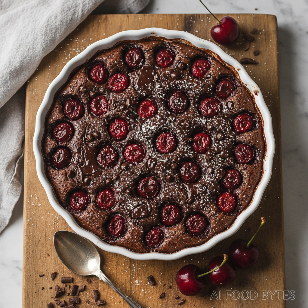 Decadent Chocolate Cherry Clafoutis gallery photo