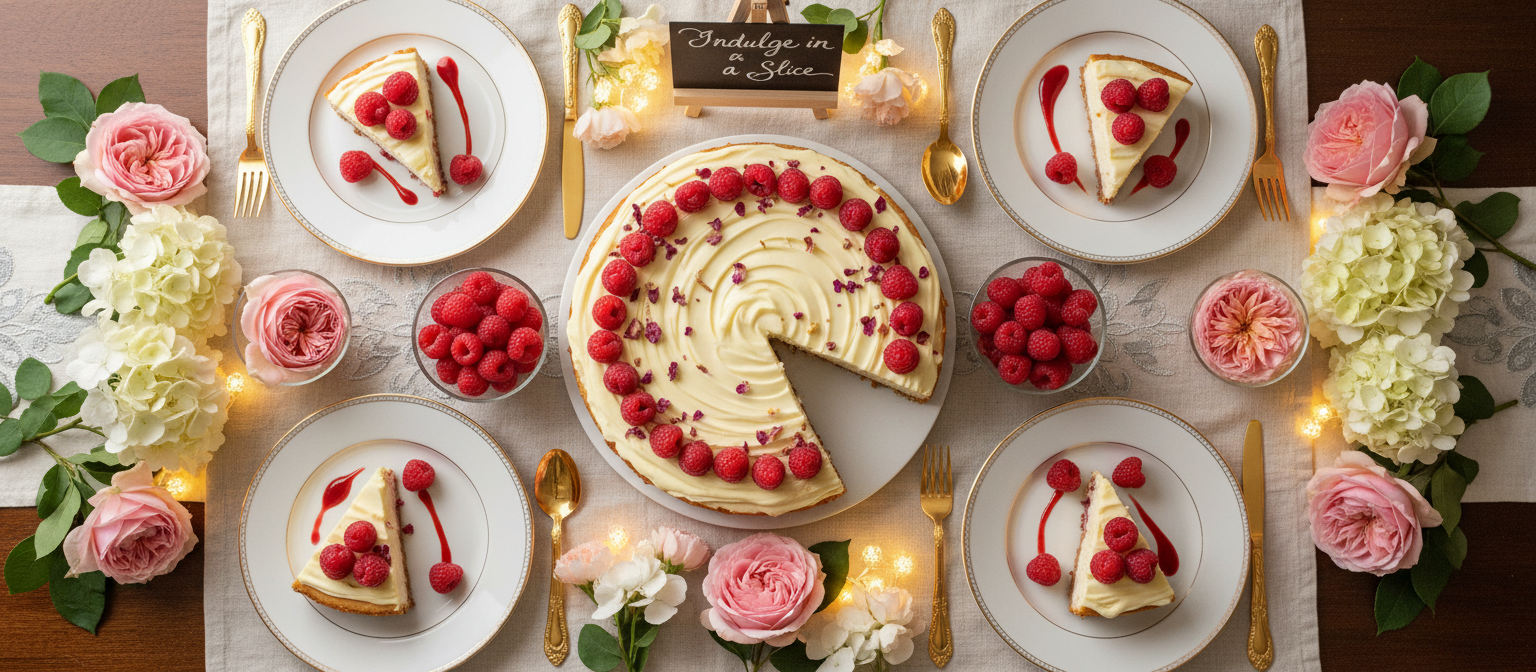 Decadent White Chocolate Raspberry Cheesecake gallery photo