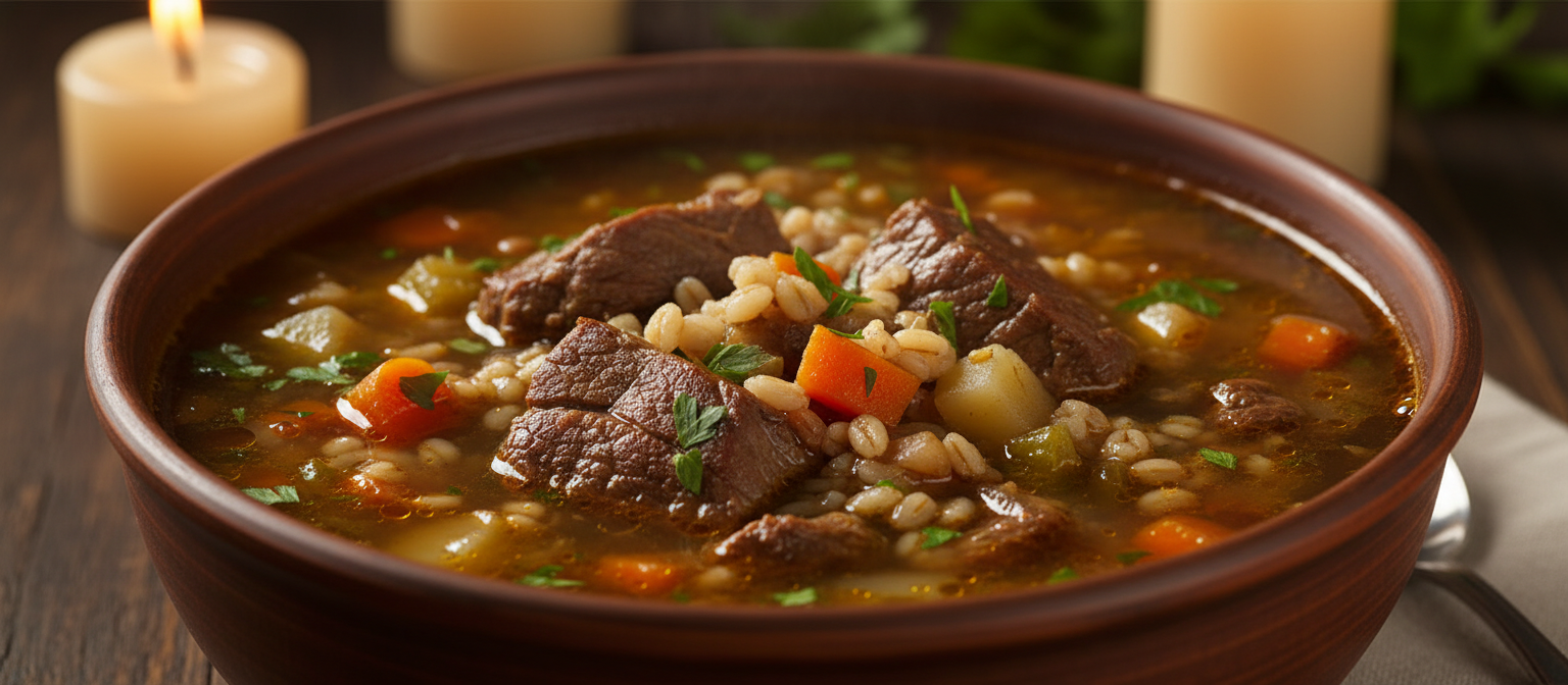 Hearty Beef and Barley Soup gallery photo