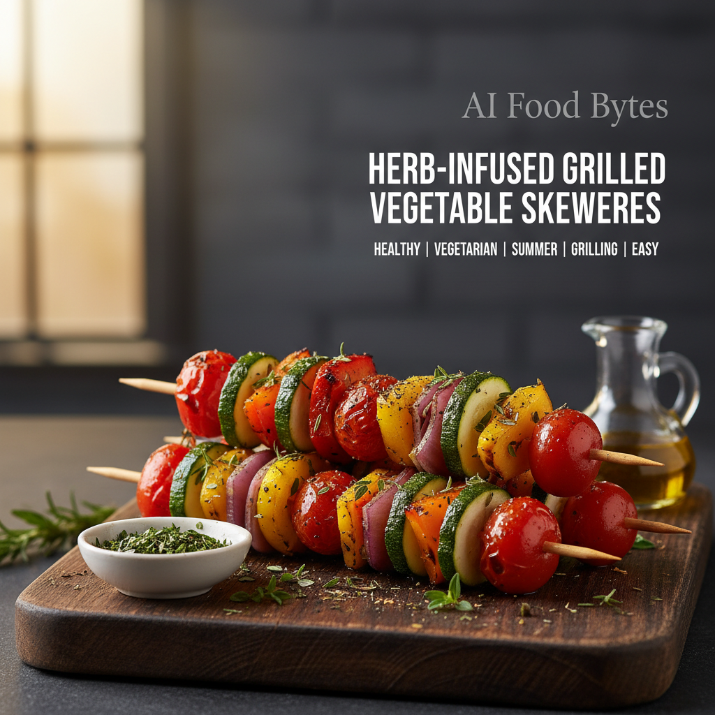 Herb-Infused Grilled Vegetable Skewers gallery photo