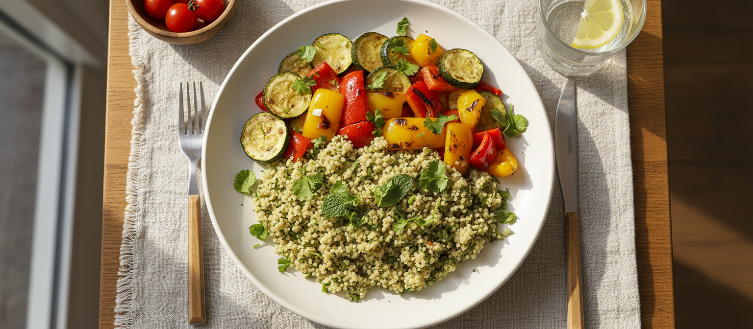 Herbed Quinoa and Roasted Vegetable Salad gallery photo