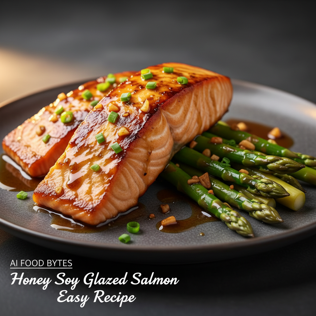 Honey Soy Glazed Salmon with Asparagus gallery photo