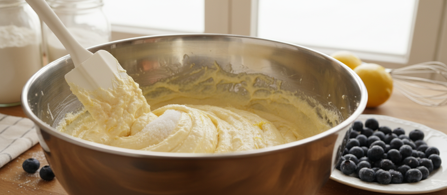 Lemon Blueberry Ricotta Cake gallery photo