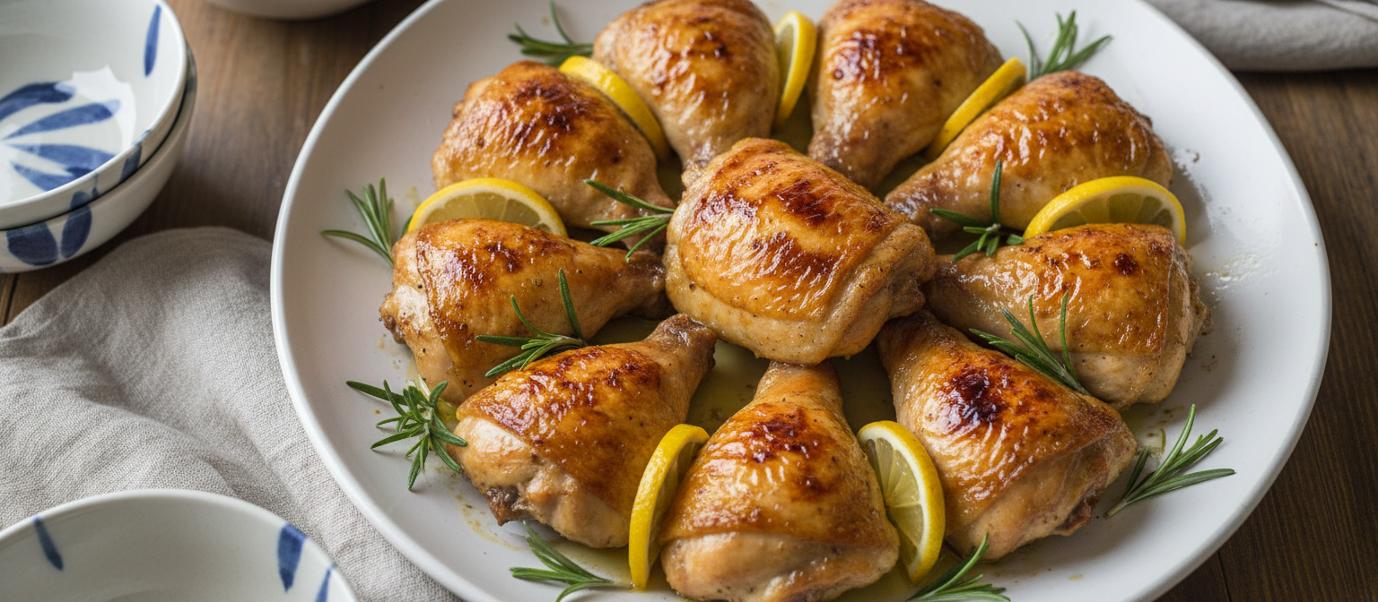 Lemon Herb Roasted Chicken Thighs gallery photo