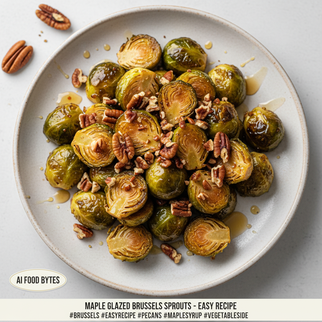Maple Glazed Brussels Sprouts with Pecans gallery photo