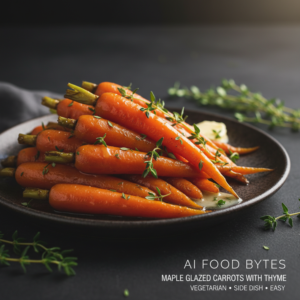 Maple Glazed Carrots with Thyme gallery photo