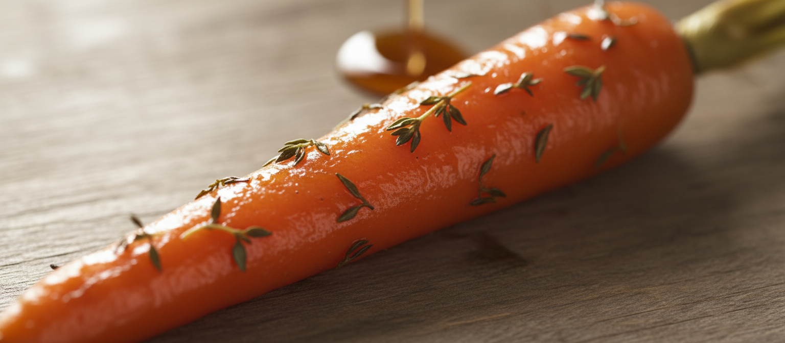 Maple Glazed Roasted Carrots with Thyme gallery photo