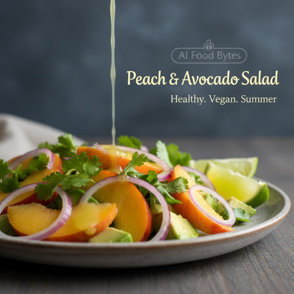 Peach and Avocado Salad with Lime Vinaigrette gallery photo
