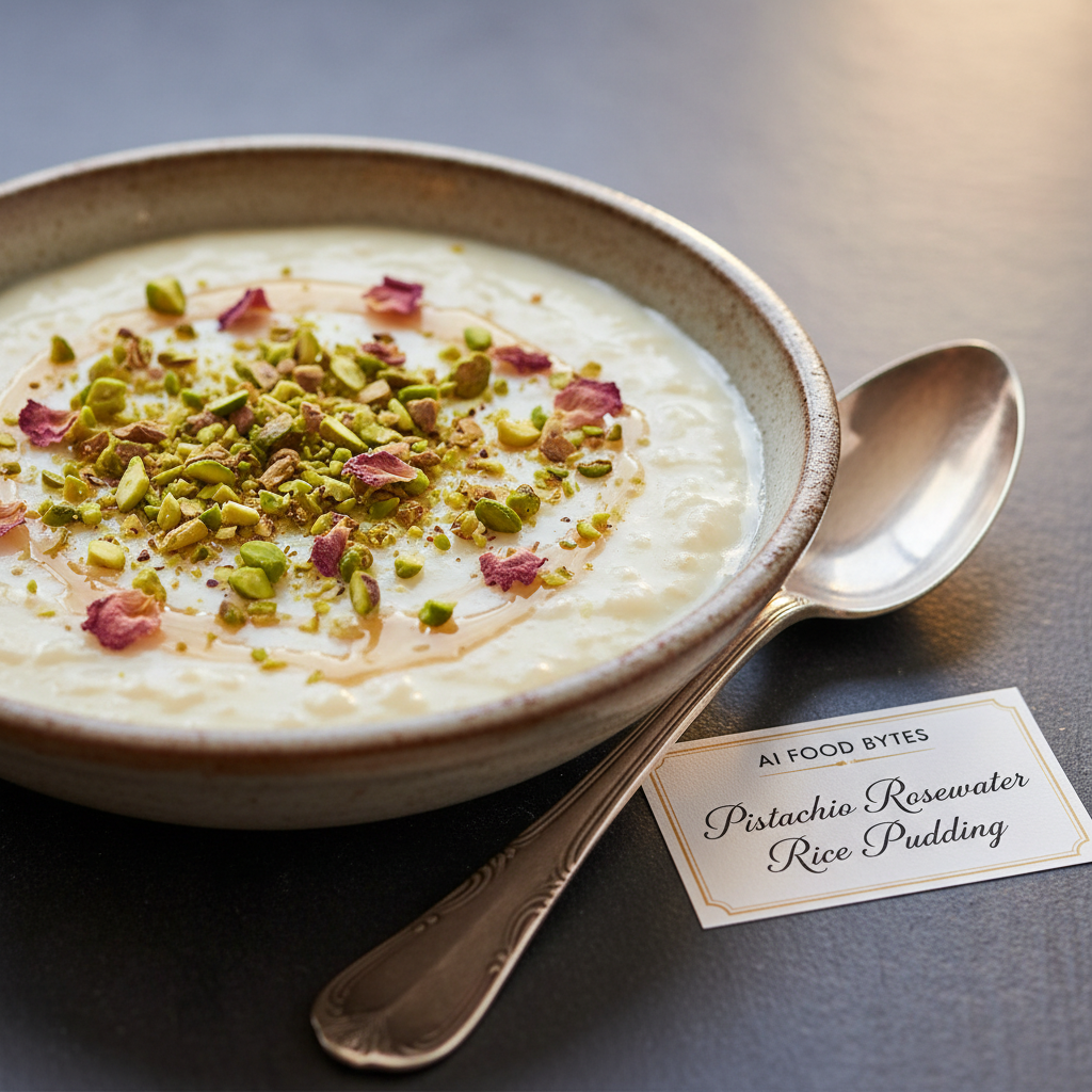 Pistachio Rosewater Rice Pudding gallery photo