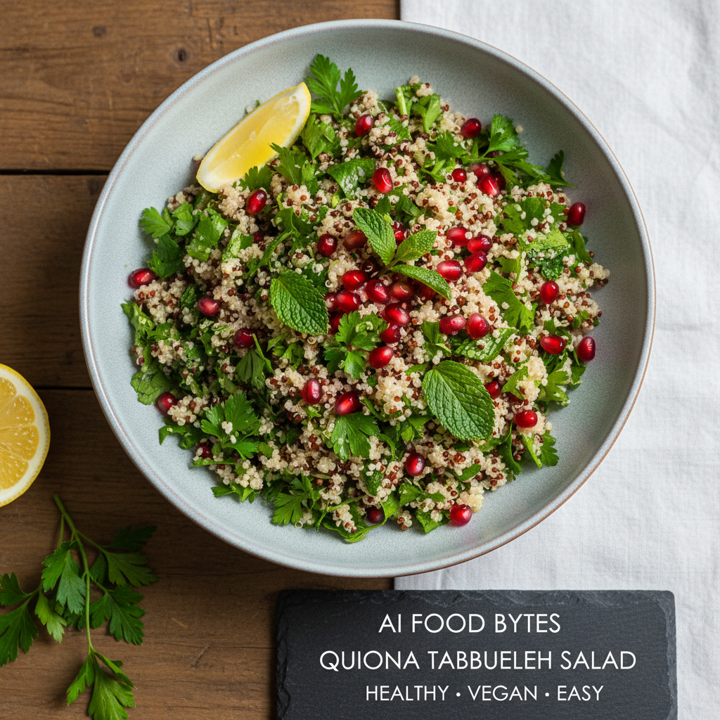 Quinoa Tabbouleh Salad with Pomegranate gallery photo