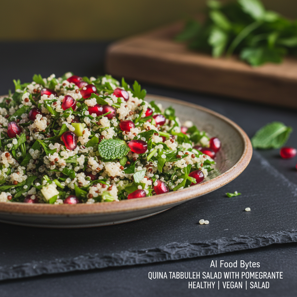 Quinoa Tabbouleh Salad with Pomegranate gallery photo