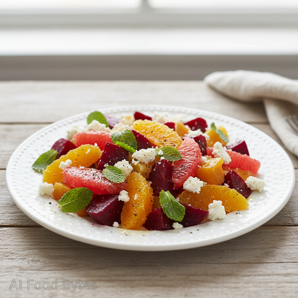 Roasted Beet and Citrus Salad with Feta gallery photo