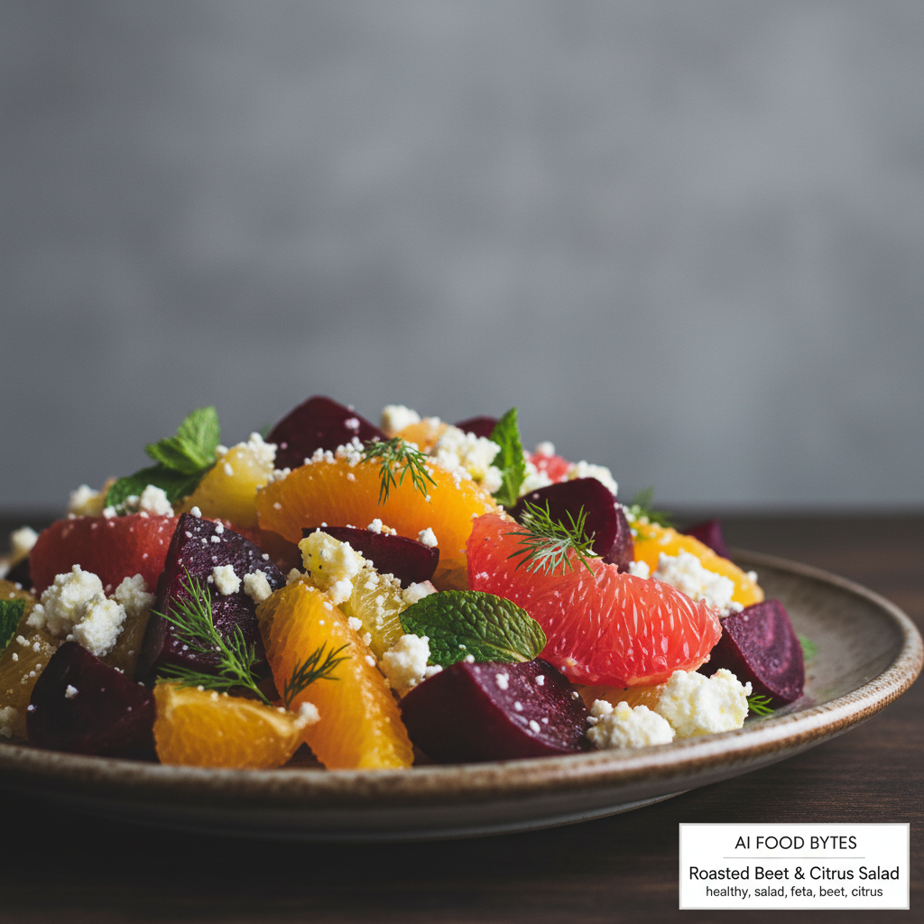 Roasted Beet and Citrus Salad with Feta gallery photo