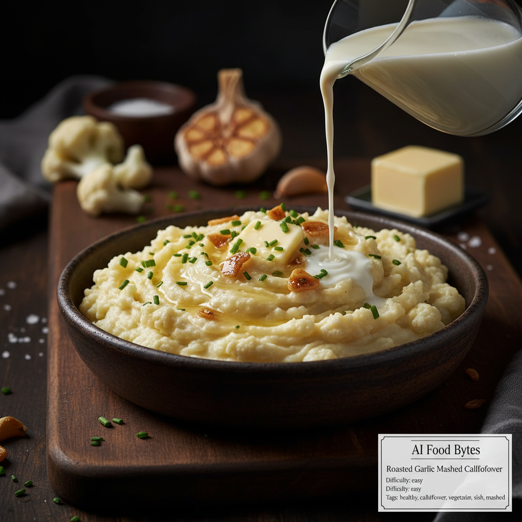 Roasted Garlic Mashed Cauliflower gallery photo