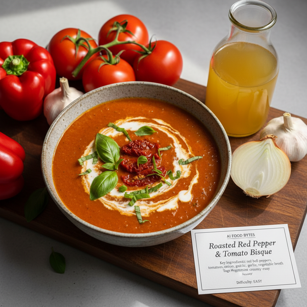 Roasted Red Pepper and Tomato Bisque gallery photo