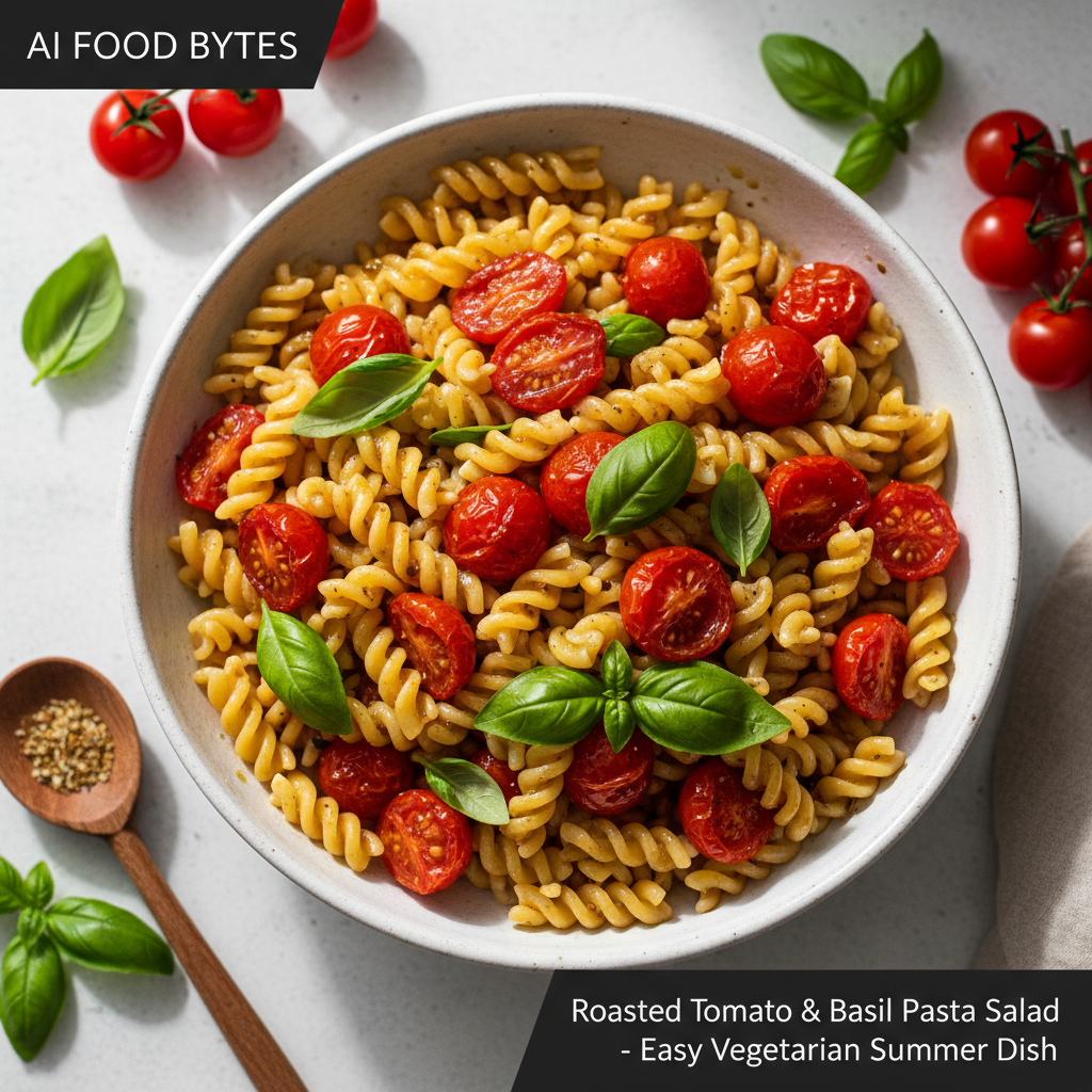 Roasted Tomato and Basil Pasta Salad gallery photo
