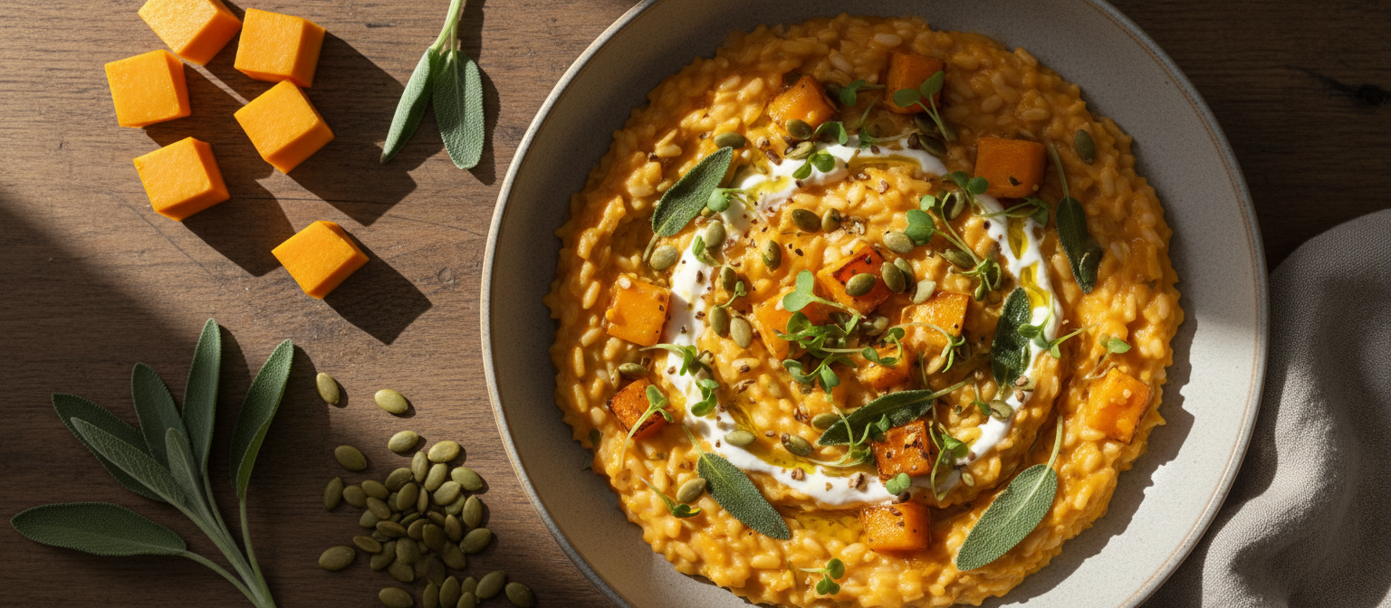 Savory Butternut Squash and Sage Risotto gallery photo