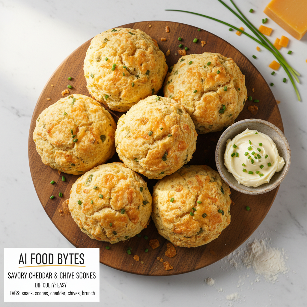 Savory Cheddar and Chive Scones gallery photo