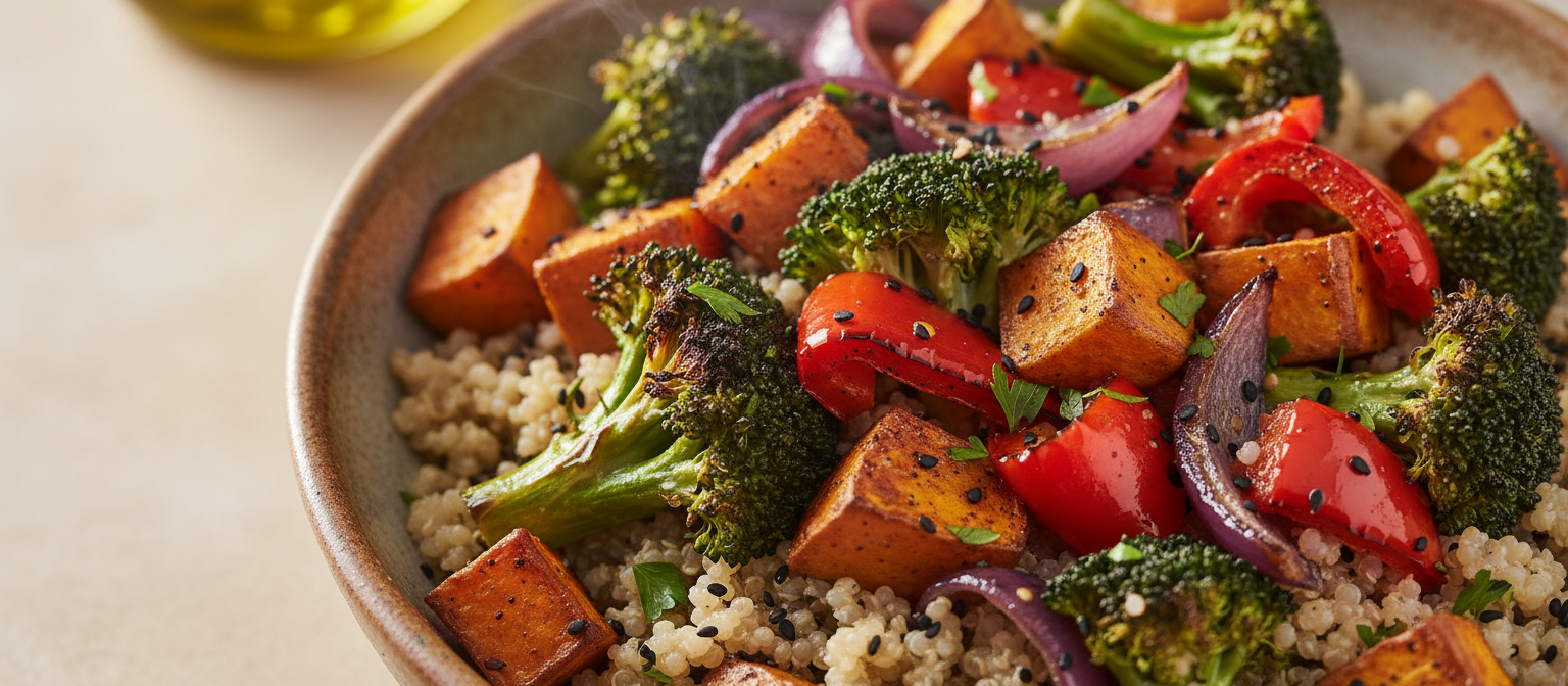 Savory Quinoa and Roasted Vegetable Bowl gallery photo