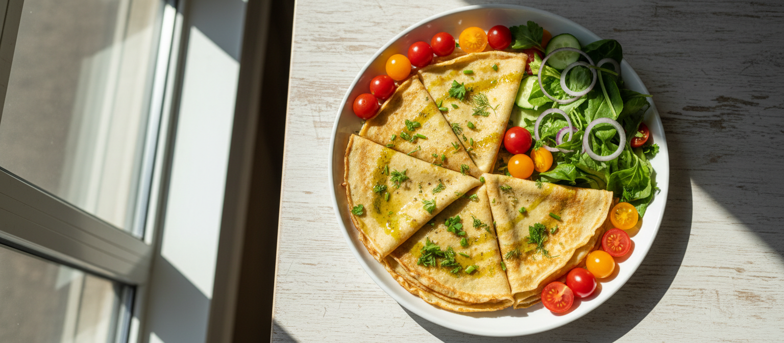 Savory Spinach and Cheese Stuffed Crepes gallery photo